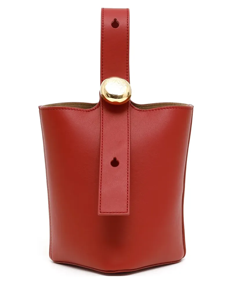 Loewe Mini Pebble Beuteltasche - Rot Rot