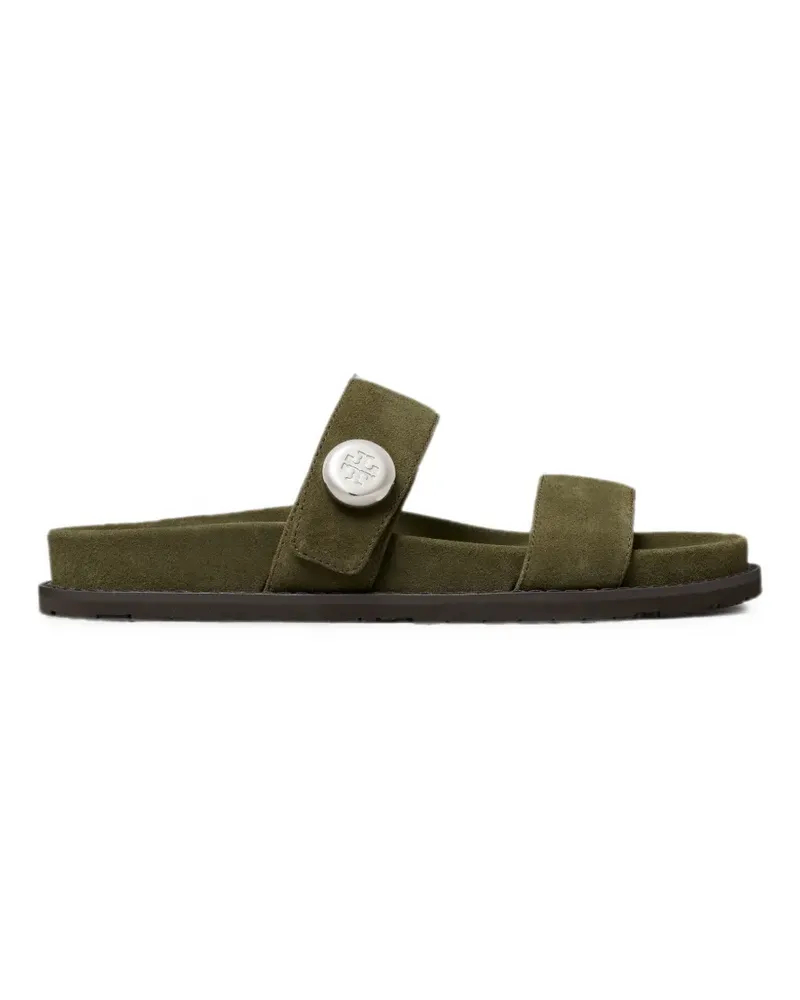 Tory Burch Romy Sport logo-plaque sandals - Grün Grün