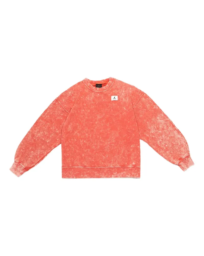 Jordan Flight washed crew-neck sweatshirt - Orange Orange