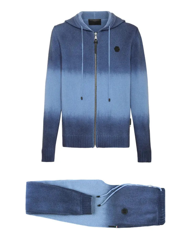 Philipp Plein Jacke- und Hosen-Set mit Farbverlauf - Blau Blau