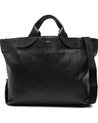 N° 21 Handtasche aus Bast Schwarz