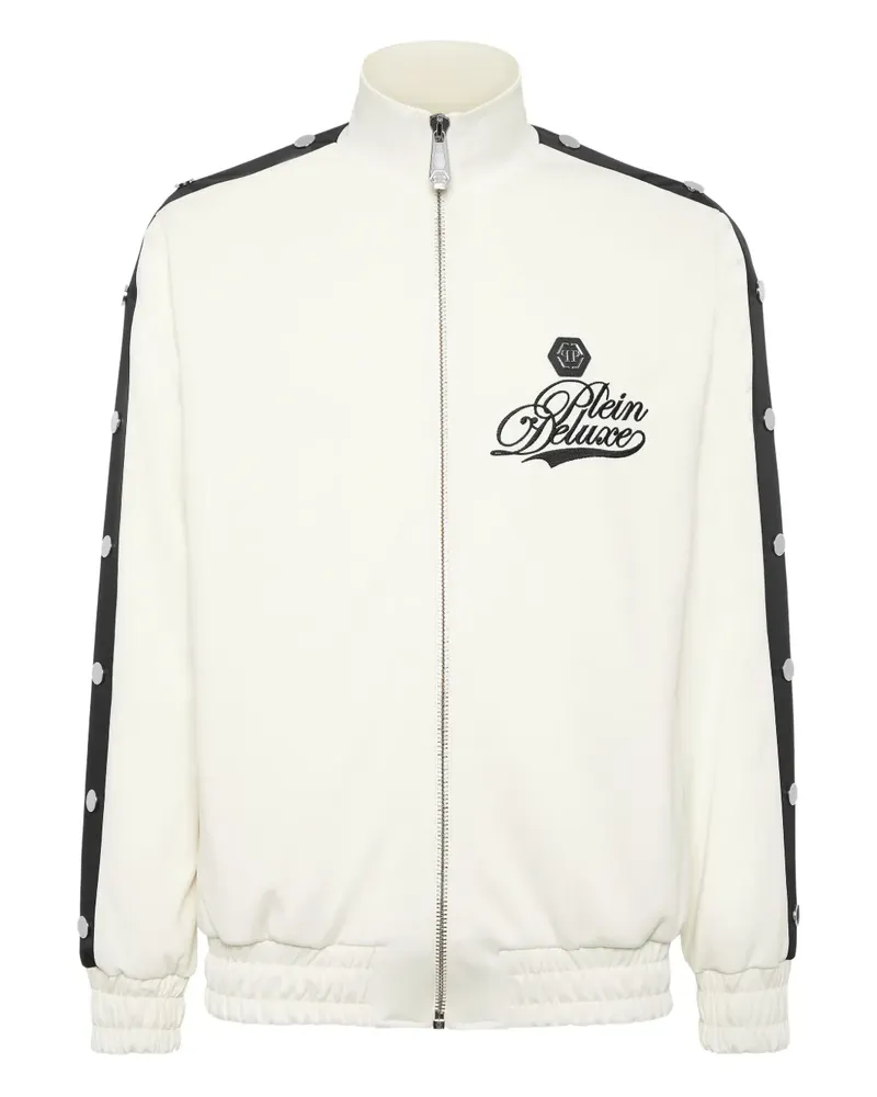 Philipp Plein Sportjacke mit Signature-Detail - Weiß Weiß