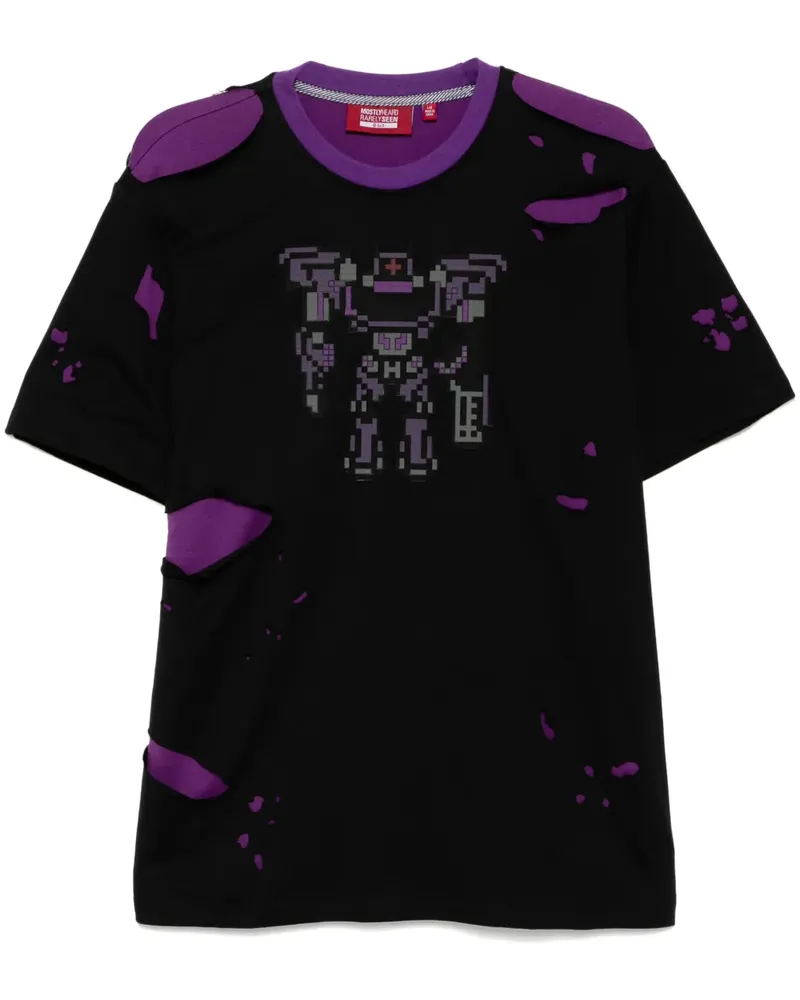 Mostly Heard Rarely Seen Shocker T-Shirt - Schwarz Schwarz