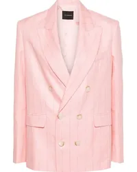 ANDAMANE Doppelreihiger Blazer Rosa