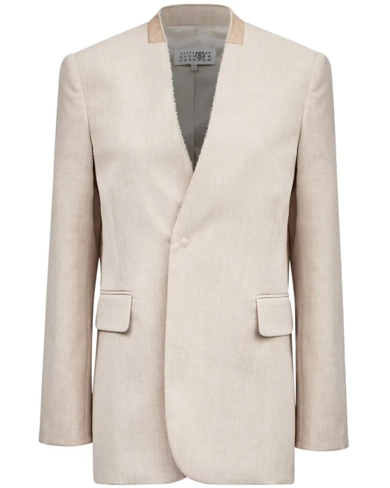 Maison Margiela Einreihiges Sakko - Nude Nude
