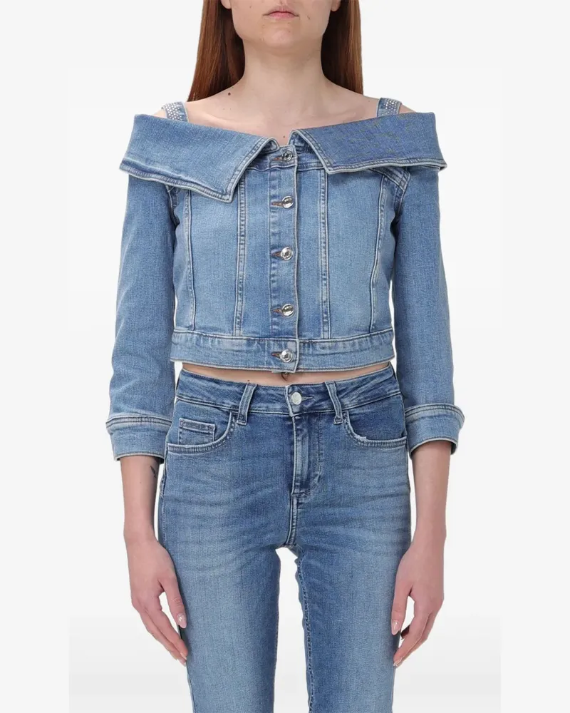 Liu Jo Schulterfreie Jacke - Blau Blau