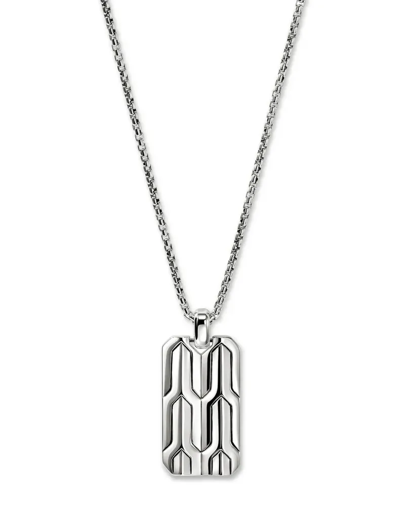 John Hardy Icon 50 Tag Halskette - Silber Silber