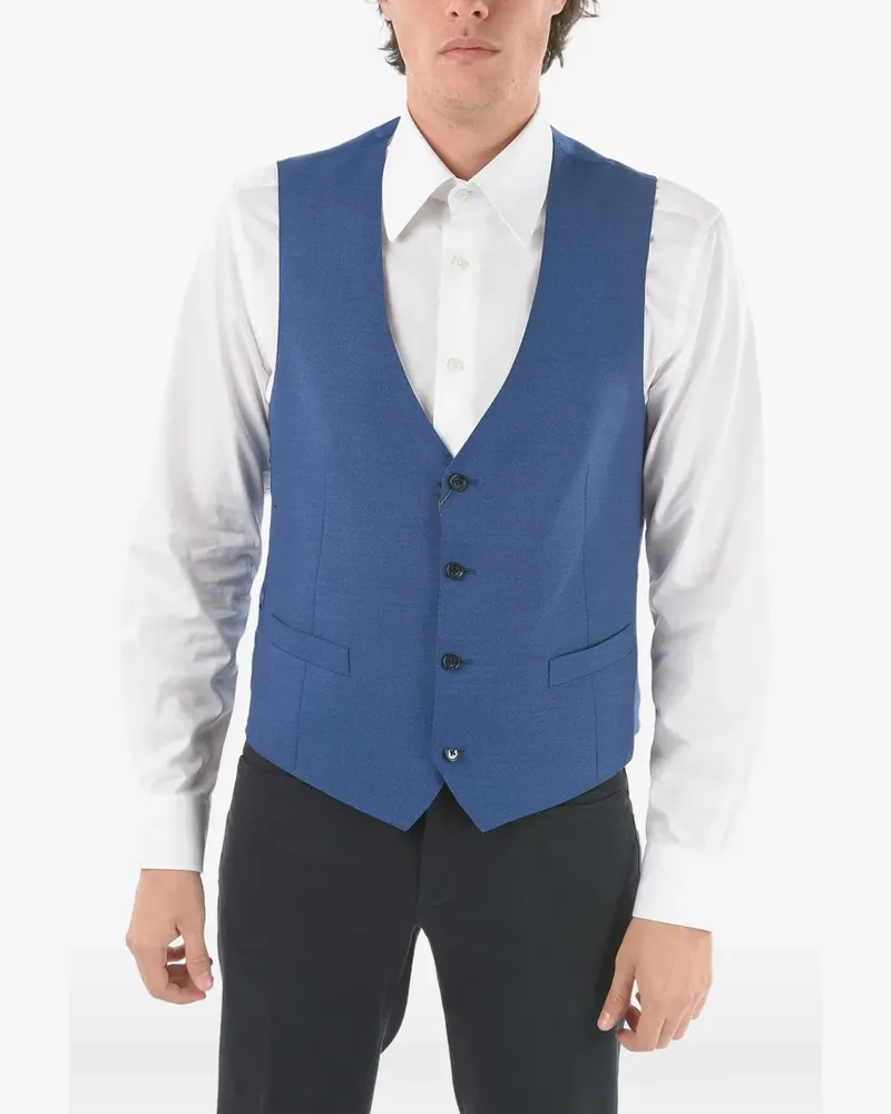Corneliani Academy martingale waistcoat - Blau Blau
