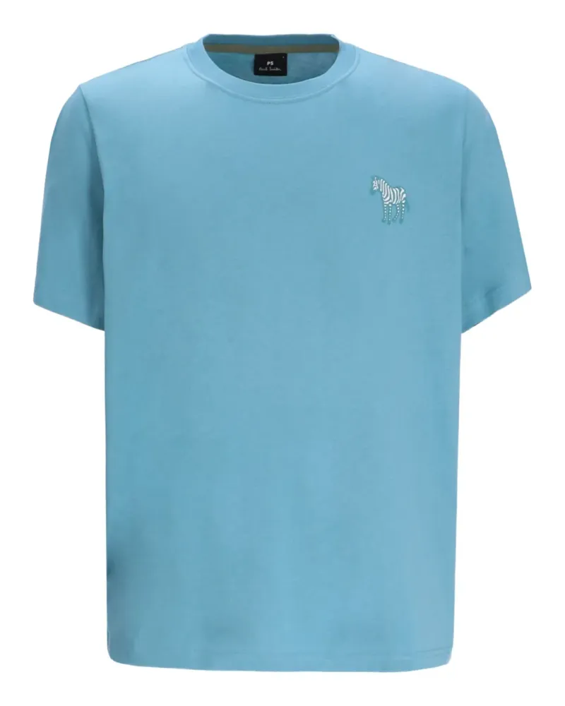 Paul Smith T-Shirt mit Zebra-Print - Blau Blau