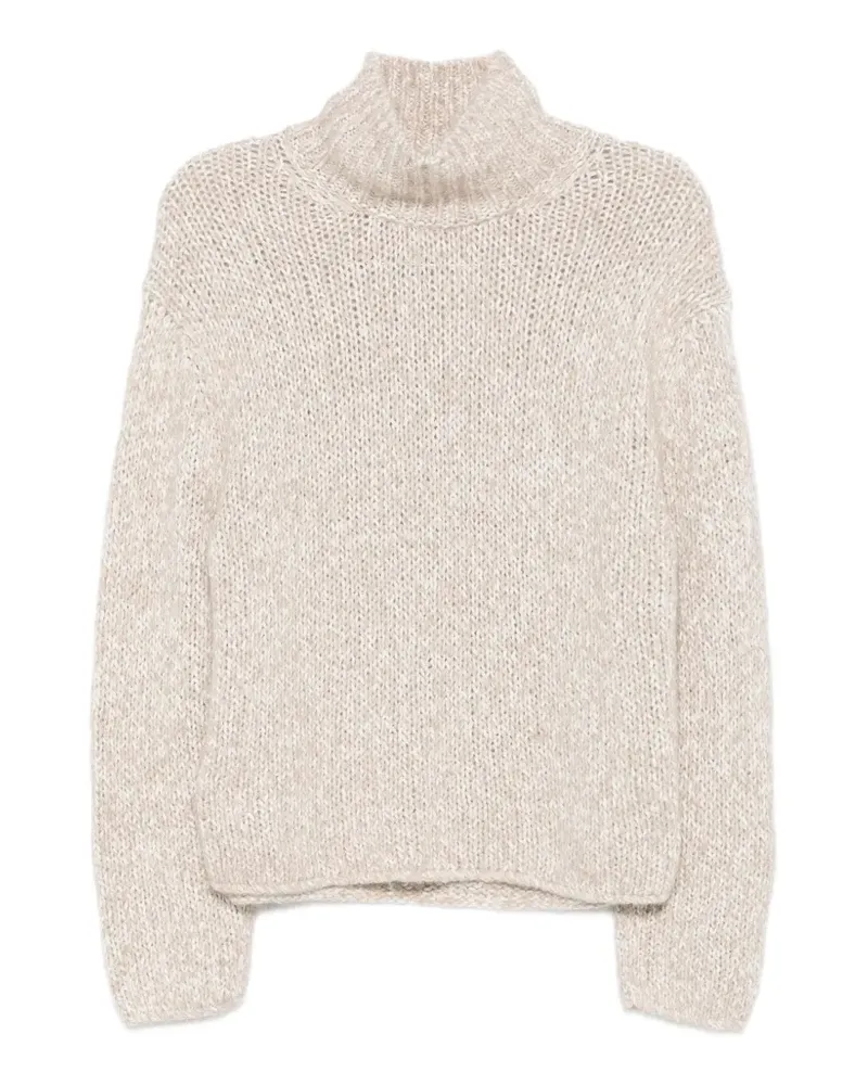 Marc O'Polo chunky-knit turtleneck sweater - Nude Nude