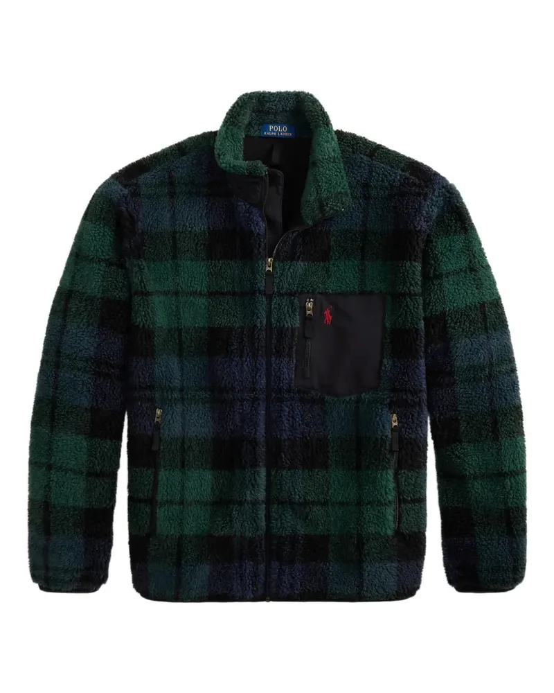 Ralph Lauren Kariertes Fleece-Sweatshirt - Grün Grün