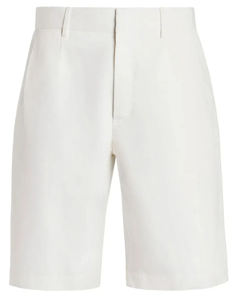 Ermenegildo Zegna Knielange Chino-Shorts - Weiß Weiß