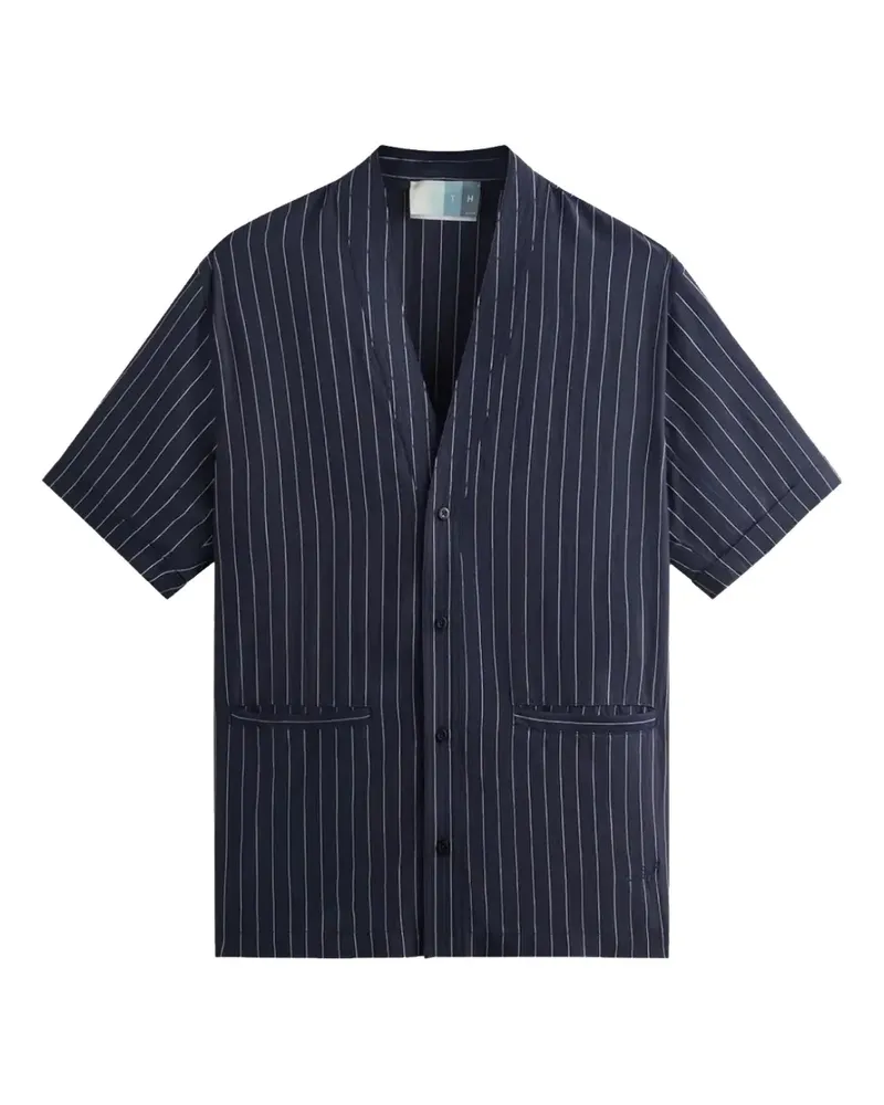 KITH Modern Stripe short-sleeve shirt - Blau Blau