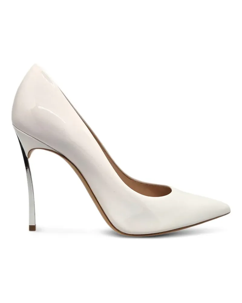 Casadei Blade Pumps mit spitzer Kappe - Weiß Weiß