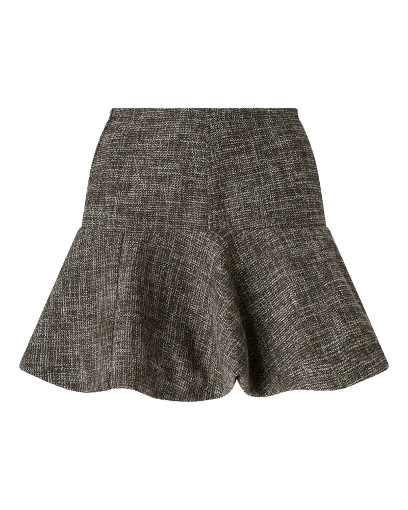 Pinko Gerüschter Rock - Schwarz Schwarz