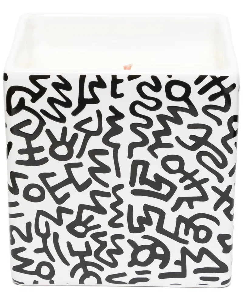 Ligne Blanche x Keith Haring Black Pattern Kerze 260g White