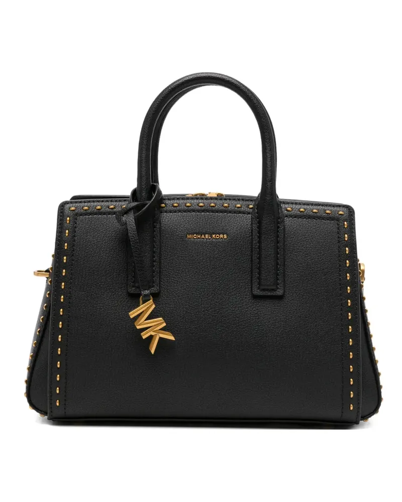 Michael Kors Laila studded leather tote bag - Schwarz Schwarz