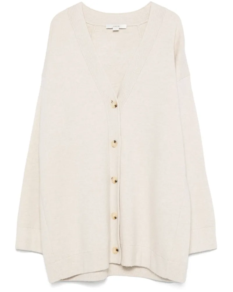 Vince Cardigan mit V-Ausschnitt - Nude Nude