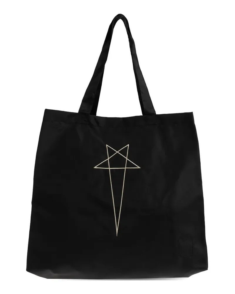 DRKSHDW by Rick Owens graphic-print tote bag - Schwarz Schwarz