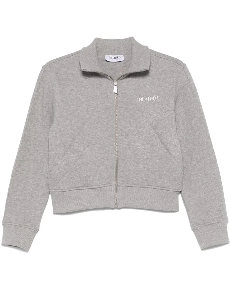 ATTICO Sweatshirt mit Logo-Applikation - Grau Grau