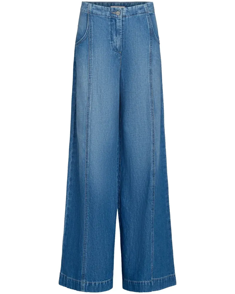 TWP Jeans mit weitem Bein - Blau Blau