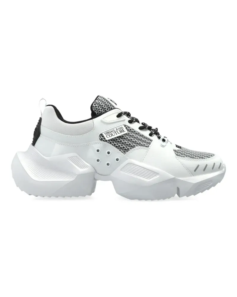 Versace Jeans mesh-panelled sneakers - Weiß Weiß