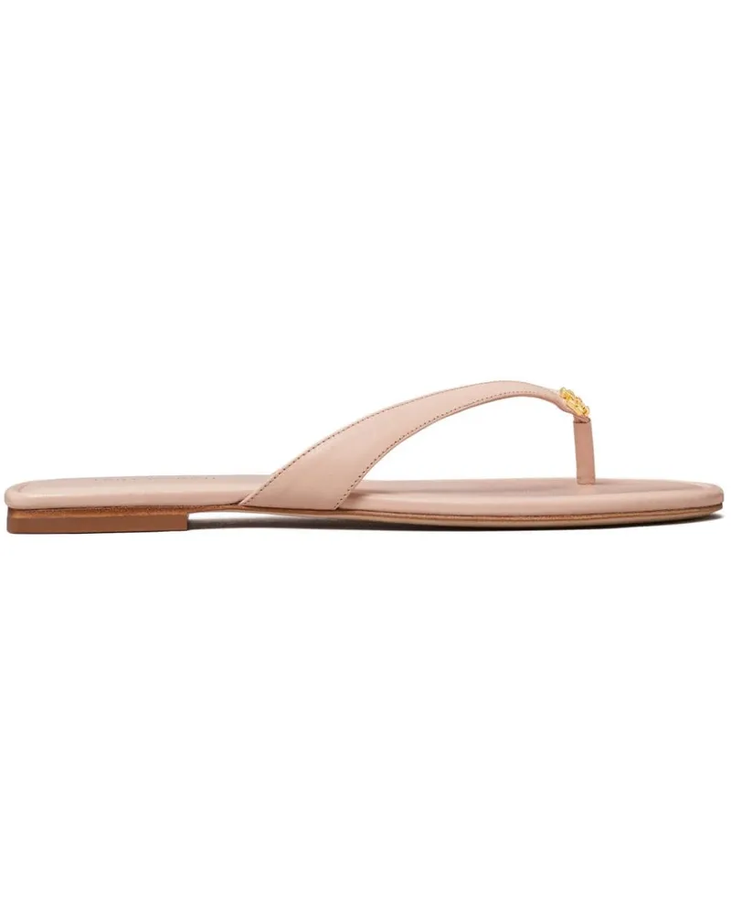 Tory Burch Classic Flip-Flops aus Leder - Rosa Rosa