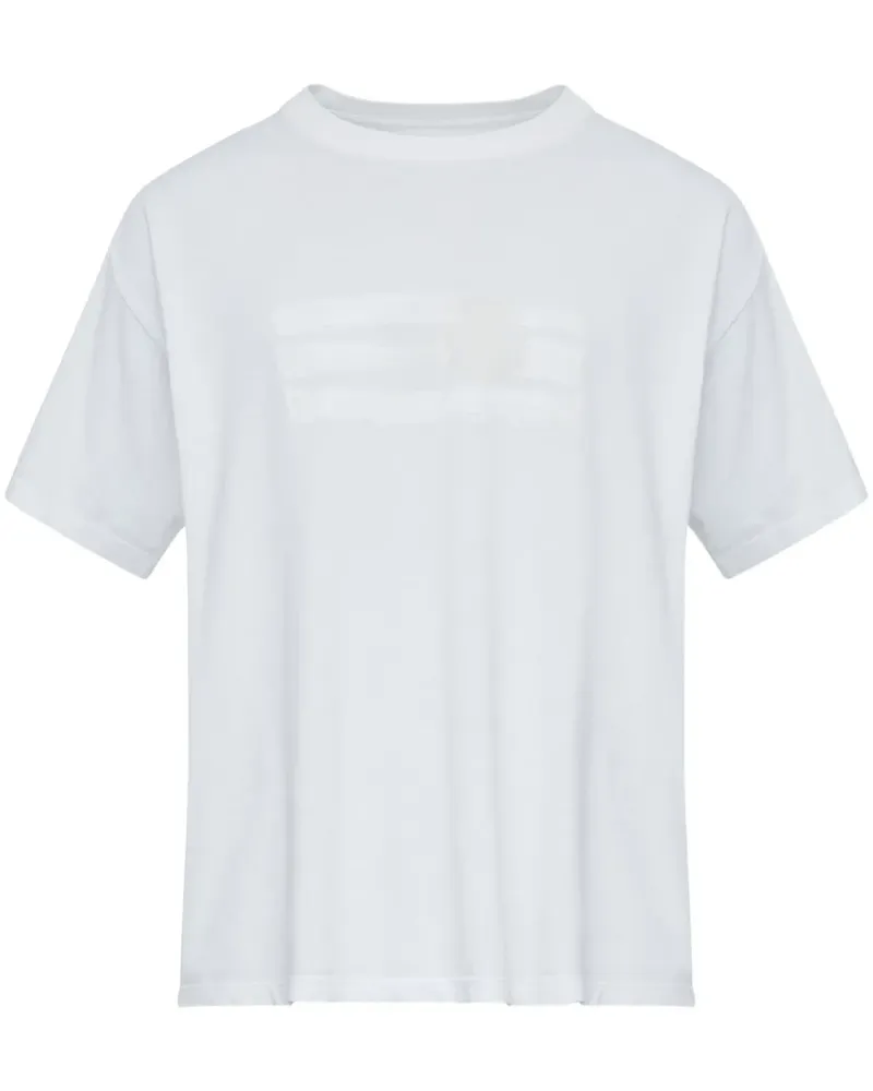 Maison Margiela T-Shirt mit Print - Weiß Weiß