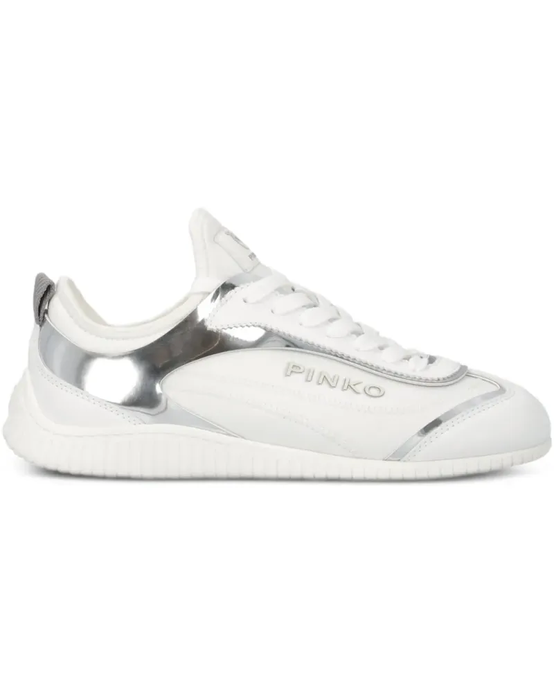 Pinko Sneakers mit Logo - Weiß Weiß