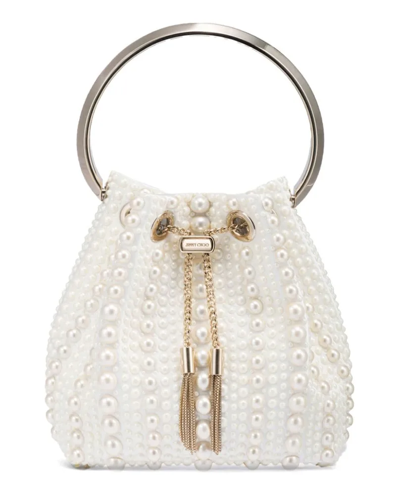 Jimmy Choo Bon Bon Beuteltasche - Nude Nude