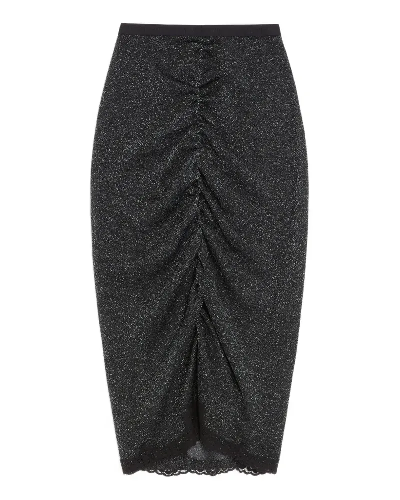 Valentino Garavani Lurex-Strickrock - Schwarz Schwarz