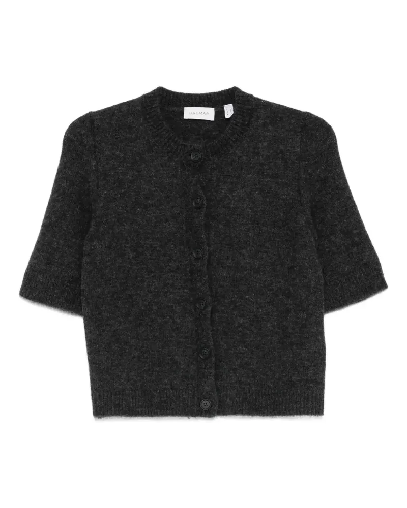 House of Dagmar bushed cardigan - Grau Grau