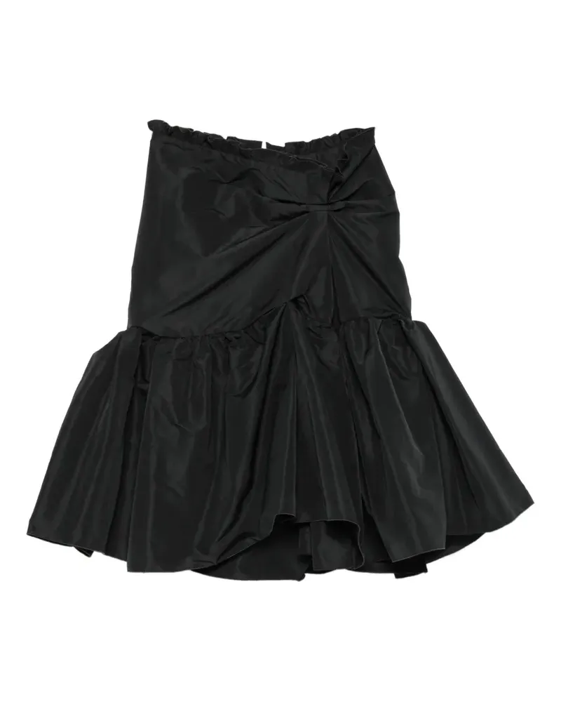 N° 21 ruffled gathered skirt - Schwarz Schwarz
