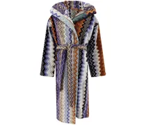 Giacomo Bademantel mit Kapuze - Blau