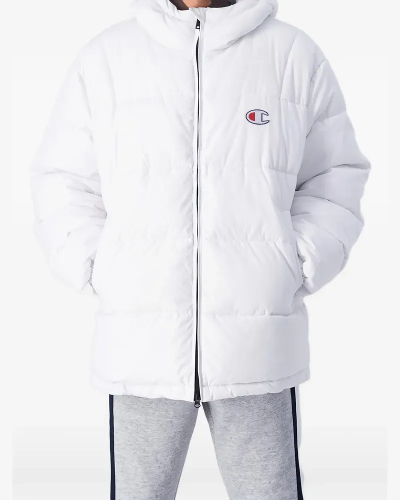 Champion hooded padded jacket - Weiß Weiß