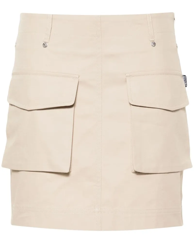 Moschino Minirock mit Cargo-Taschen - Nude Nude