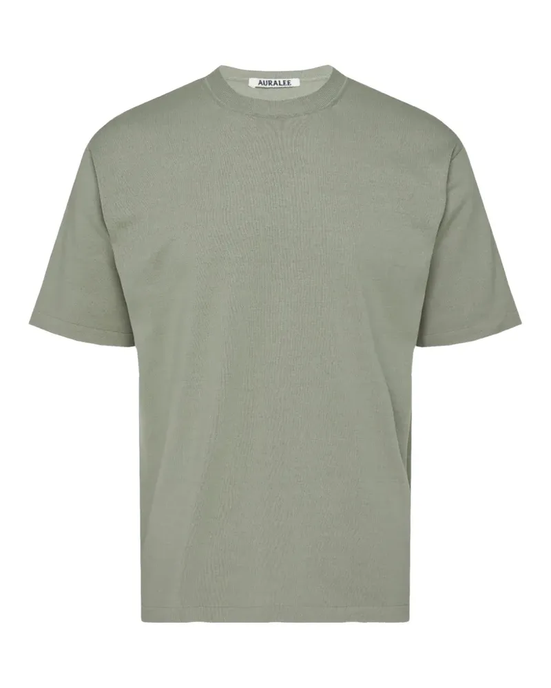 AURALEE crew-neck T-shirt - Grün Grün