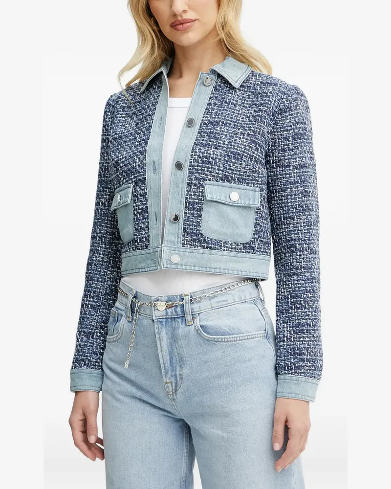 Morgan Voci tweed jacket - Blau Blau