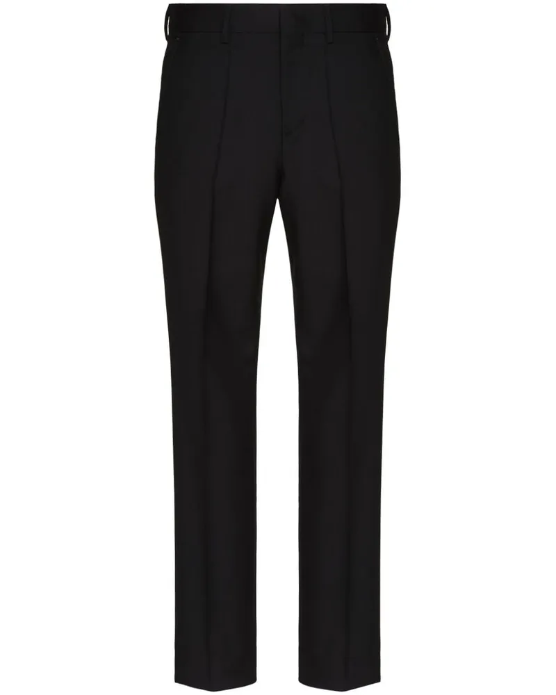 Valentino Garavani Klassische Straight-Leg-Hose - Schwarz Schwarz