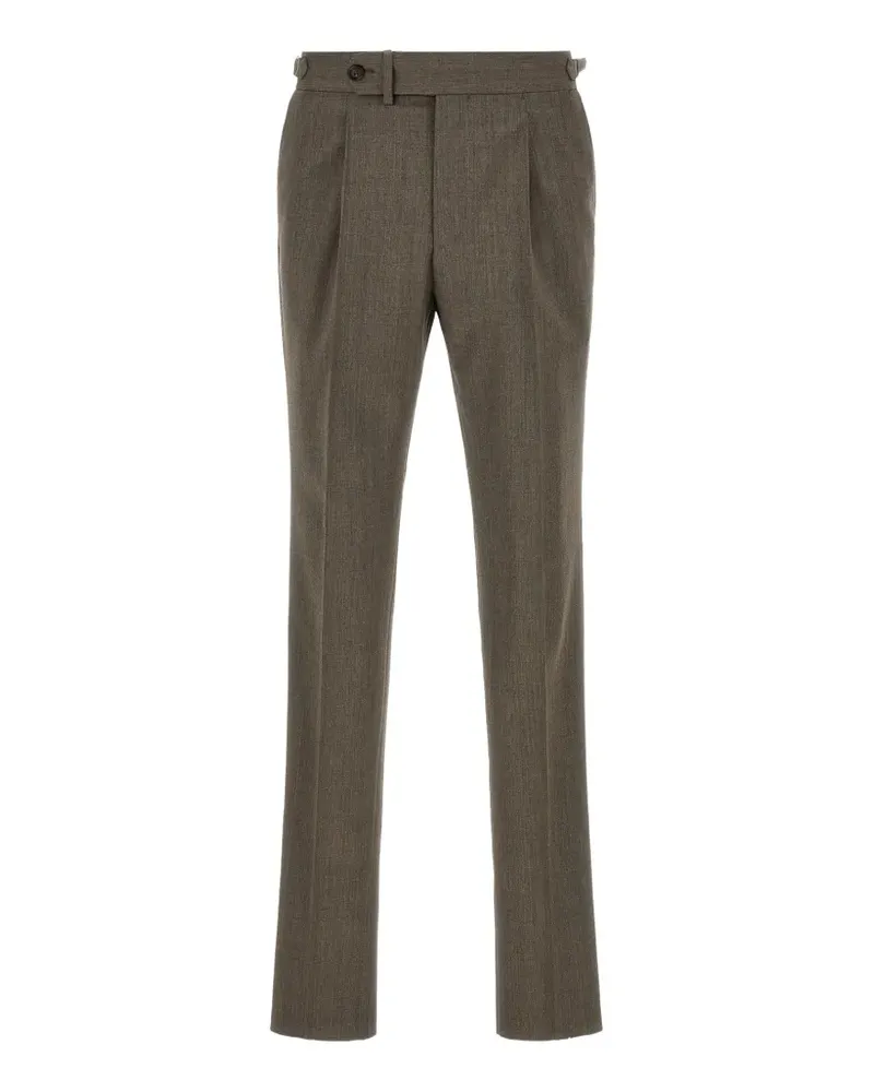 Pal Zileri pleated tailored trousers - Braun Braun