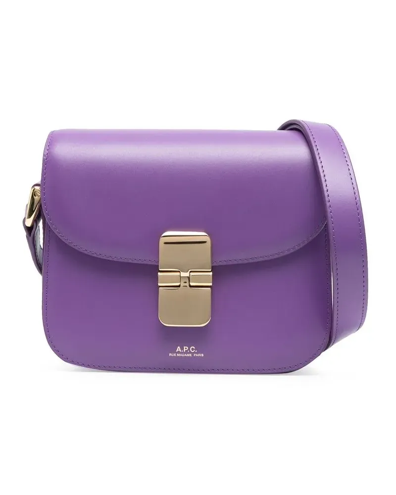 A.P.C. Mini Grace Umhängetasche - Violett Violett