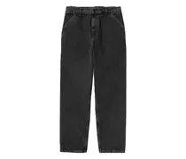 Jeans mit Gesäßtasche - Schwarz