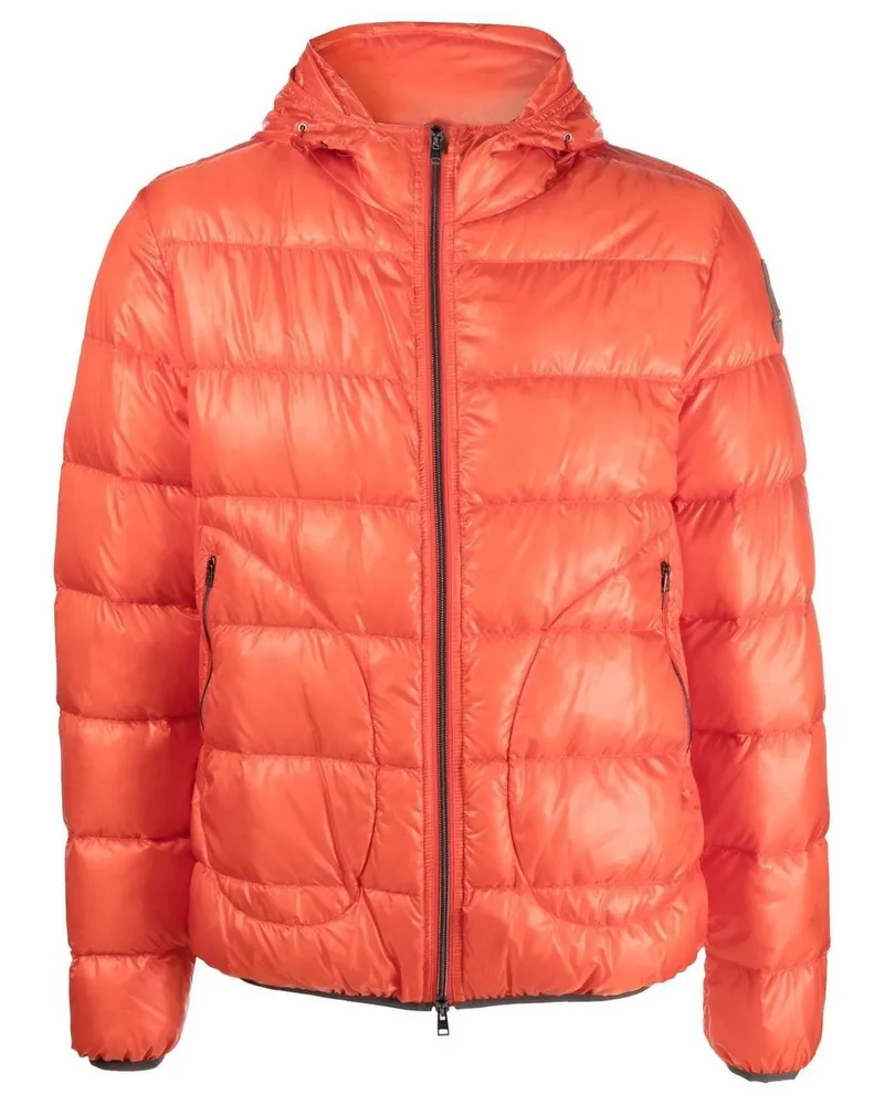 Herno Gefütterte Jacke mit Reißverschluss - Orange Orange