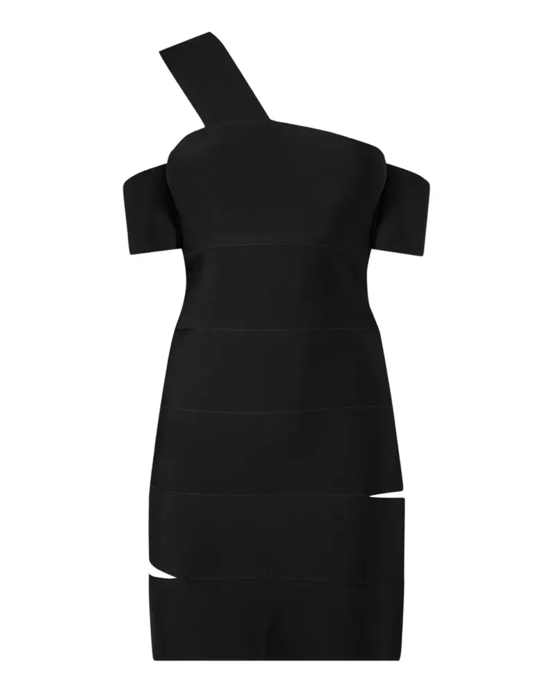 Alexander McQueen Minikleid mit Cut-Out - Schwarz Schwarz