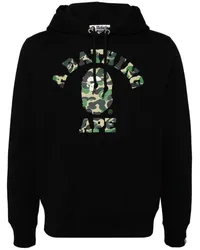 BAPE Hoodie mit Logo-Print Schwarz