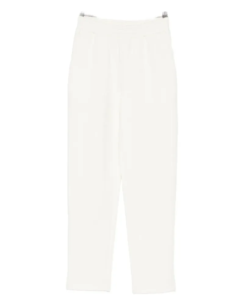 Twin-Set elasticated-waistband trousers - Weiß Weiß
