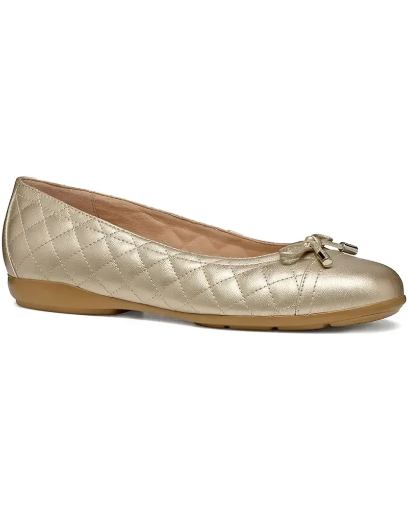 Geox Gesteppte Ballerinas - Gold Gold
