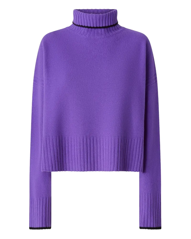 Pinko Pullover mit Kontrastdetails - Violett Violett