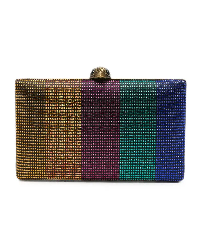 Kurt Geiger Crystal Kensington crystal-embellished clutch bag - Gold Gold