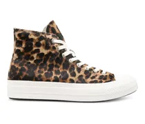 First String Chuck Taylor All Star Sneakers mit Leoparden-Print - Braun